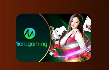 โลโก้ค่ายสล็อต Microgaming บน SUPERSLOT